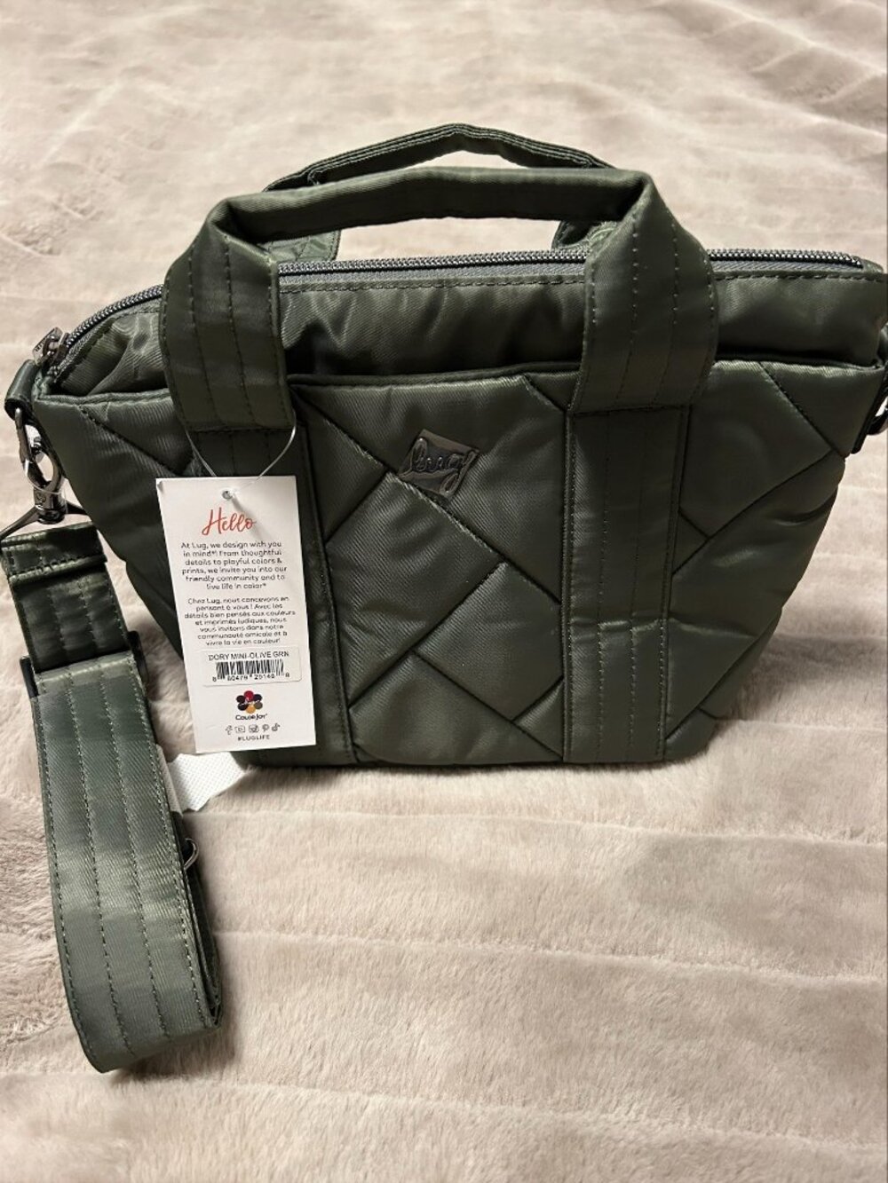 Lug Dory Mini Crossbody Bag  in Olive Green - NWT
